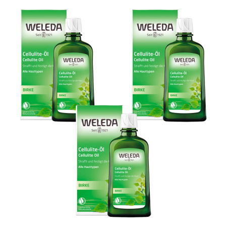 Weleda - Birke Cellulite-Öl - 200 ml - 3er Pack