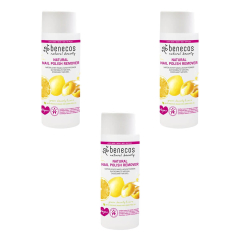 benecos - Natural Nail Polish Remover - 125 ml - 3er Pack