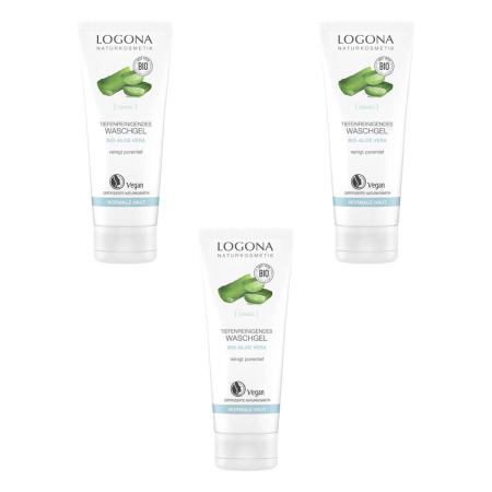 Logona - Vitalisierendes Waschgel - 100 ml - 3er Pack