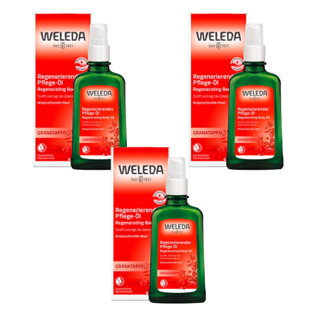 Weleda - Granatapfel Regenerations-Öl - 100 ml - 3er Pack