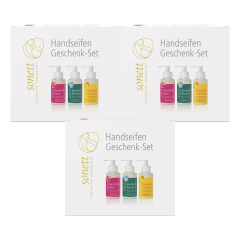 Sonett - Handseifen Geschenk-Set - 3 x 110 ml - 3er Pack