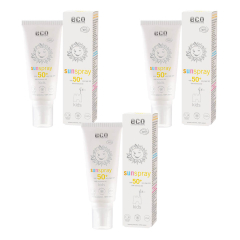 eco cosmetics - Kids Sonnenspray LSF 50+ - 100 ml - 3er Pack