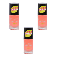 benecos - Nail Polish peach sorbet - 5 ml - 3er Pack