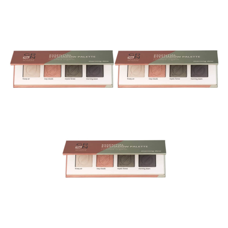 GRN - Essential Eyeshadow Palette morning dew - 5 g - 3er Pack
