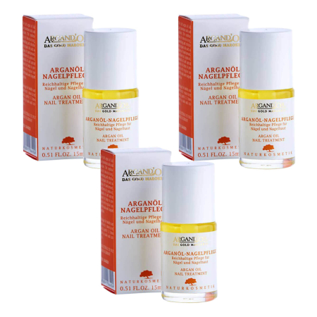 ARGAND´OR - Arganöl Nagel- und Nagelbettpflege mit handgepresstem Arganöl - 15 ml - 3er Pack