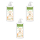 Cattier - Familien Duschgel und Shampoo Hirse und Aloe Vera Orangenblütenduft - 500 ml - 3er Pack