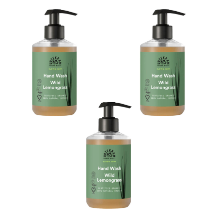 Urtekram - Wild Lemongrass Liquid Hand Soap - 300 ml - 3er Pack