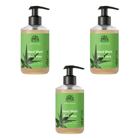Urtekram - regenerierende Handseife Aloe Vera flüssig - 300 ml - 3er Pack