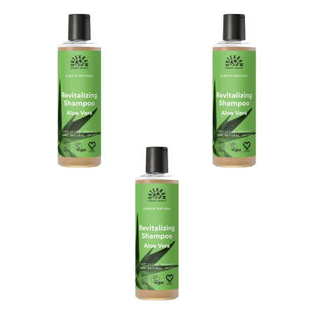 Urtekram - Shampoo Aloe Vera normales Haar - 250 ml - 3er Pack