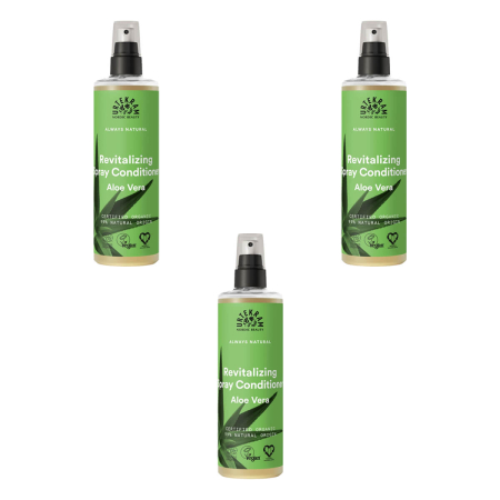 Urtekram - Sprüh-Haarspülung Aloe Vera ohne Ausspühlen - 250 ml - 3er Pack