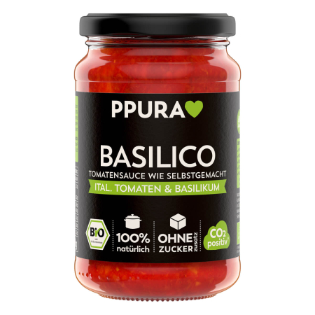 PPURA - Sugo Tomatensauce BASILICO bio - 340 g