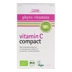 GSE - Vitamin C Compact à 500 mg bio - 60 Stück