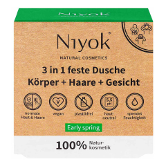 Niyok - 3 in 1 Feste Dusche Early Spring - 80 g