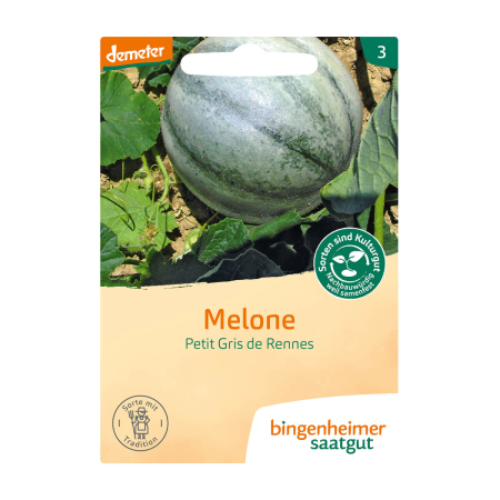 Bingenheimer Saatgut - Melone Petit Gris de Renne - 1 Tüte