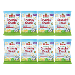 Holle - Crunchy Snack Reis-Linsen bio - 25 g - 8er Pack