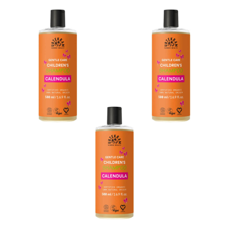 Urtekram - Kindershampoo Calendula milde Pflege - 500 ml - 3er Pack