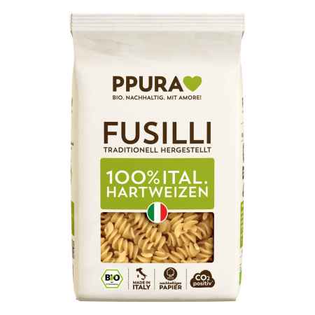PPURA - Fusilli aus italienischem Hartweizen bio - 500 g