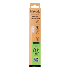 Niyok - Bambus Zahnbürste Medium Klimaschutz - 1...