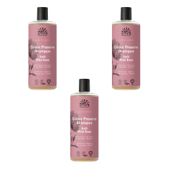 Urtekram - Soft Wild Rose Shampoo - 500 ml - 3er Pack