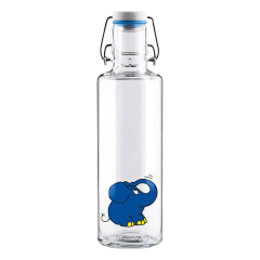soulbottles - Trinkflasche aus Glas Der Elefant 0,6 l - 1...