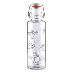 soulbottles - Trinkflasche aus Glas Die Maus Crew - 0,6 l