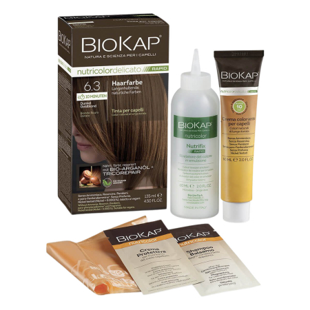 BioKap - Haarfarbe dunkles Goldblond 6.3 Rapid - 135 ml