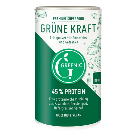 Greenic - Grüne Kraft Superfood Trinkpulver Mischung - 150 g