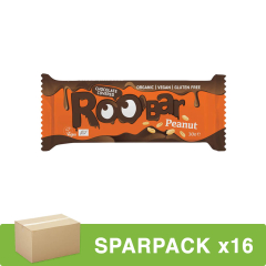 Roobar - Schokoriegel Erdnuss glutenfrei - 30 g - 16er Pack
