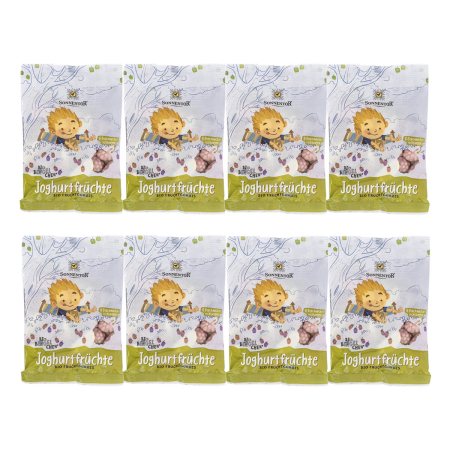 Sonnentor - Joghurtfrüchte Fruchtgummis - 100 g - 8er Pack