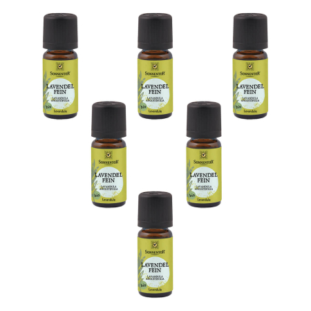 Sonnentor - Lavendel fein ätherisches Öl - 10 ml - 6er Pack