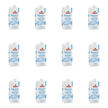 Holle - Babywasser - 500 ml - 12er Pack