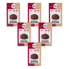 Werz - Kakao Muffins glutenfrei - 125 g - 6er Pack