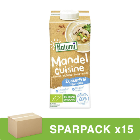 Natumi - Mandel Cuisine zum Kochen und Backen - 200 ml - 15er Pack