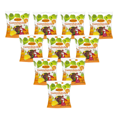 Birkengold - Gummibärchen ohne Gelatine - 50 g - 10er Pack