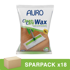 AURO Clean & Care Wax Feuchte Holzbodentücher...