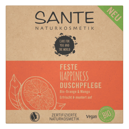 Sante - Feste Happiness Duschpflege Bio-Orange & Mango - 80 g