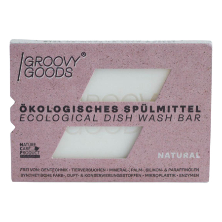 Groovy Goods - Ökologisches festes Spülmittel Natural - 60 g