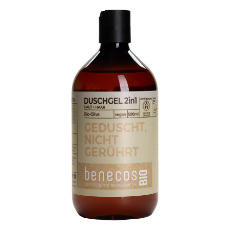 benecos - Duschgel 2in1 Olive Haut & Haar bio - 0,5 l