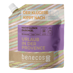 benecos - Duschgel BIO-Lavendel Nachfüllbeutel - 500 ml