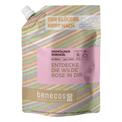 benecos - Duschgel BIO-Wildrose Nachfüllbeutel - 1 l