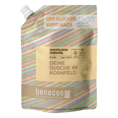 benecos - Nachfüllbeutel Duschgel Hafer - 1 l