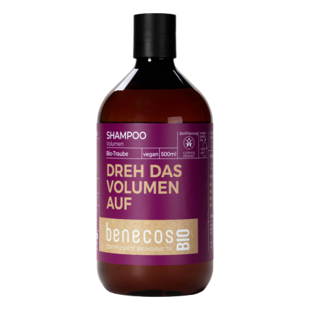 benecos - Shampoo für Volumen mit Traube bio - 500 ml