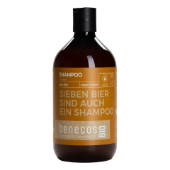 benecos - Shampoo mit Bier Unisex bio - 500 ml