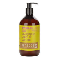 benecos - Handseife Ingwer + Zitrone bio - 500 ml