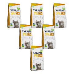 Yarrah - Trockenfutter mit Huhn für Katzen bio - 800...