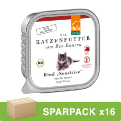 defu - Katzenfutter Rind Sensitive Pâté -...