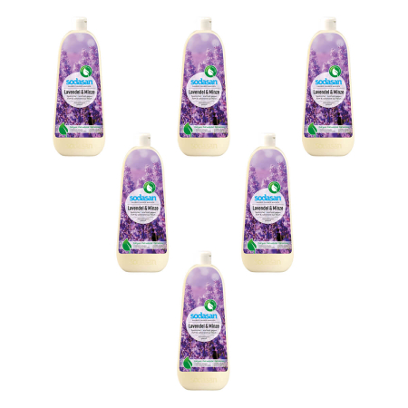 Sodasan - Spülmittel Lavendel & Minze - 1 l - 6er Pack