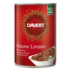 Davert - Braune Linsen Dose - 400 g