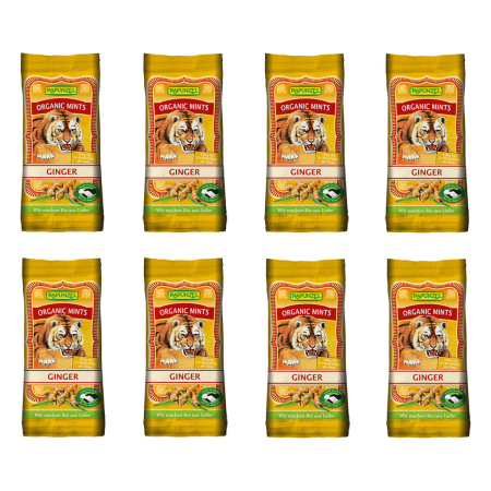 Rapunzel - Organic Mints Ginger HIH - 100 g - 8er Pack