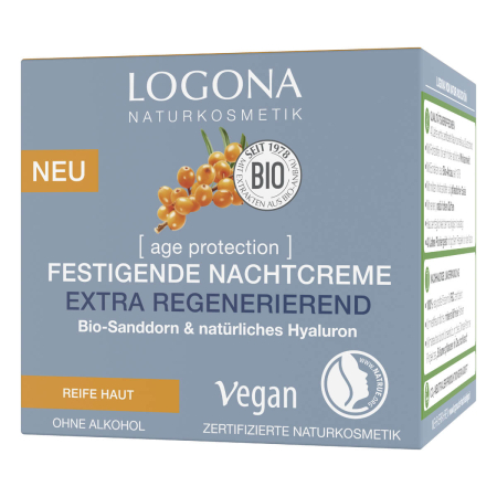 Logona - age protection festigende Nachtcreme extra regenerierend - 50 ml